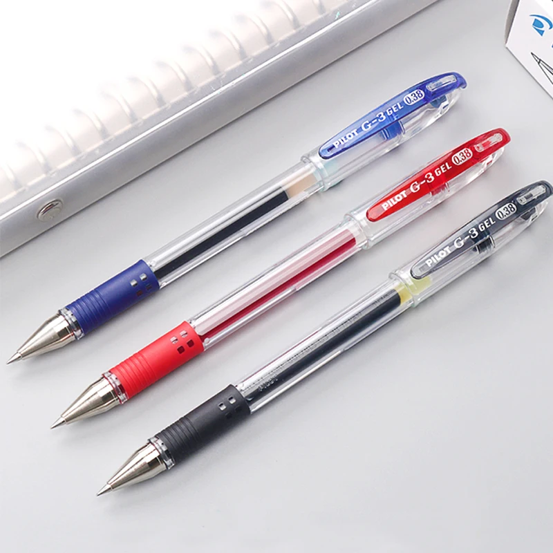 12 Pcs PILOT Gel Pen BLN-G3 Bullet Tip 0.38mm Business Office Signature Pen Quick Dry Color Rich Writing Smooth School Supplies