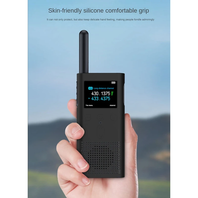 T04C-For Xiaomi Walkie Talkie 2S Protective Case Silicone Cover Interphone Protective Shell Anti-Drop Accessories