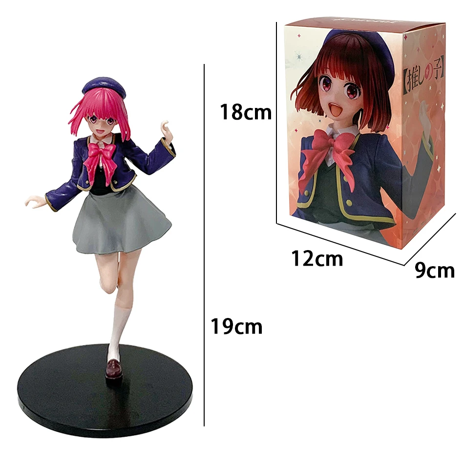 Figurki anime Oshi No Ko 19 cm, figurki Hoshino Ai, figurki Hoshino Ruby/Rubii, figurki Arima Kana, modele PVC, kolekcja ozdób, zabawki, prezenty