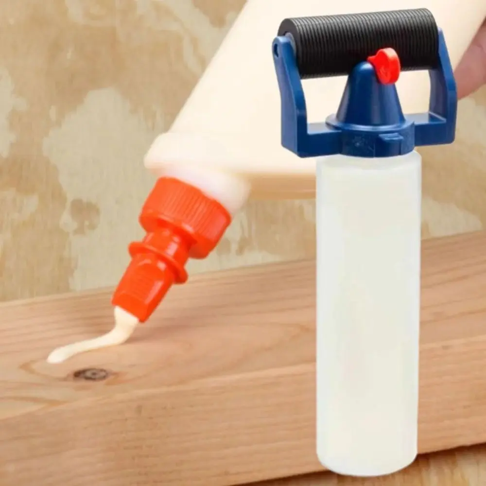 DIY Tool Leakproof Glue Bottle Convenient Dispense Glue Roller Bottle Plastic Labor-saving Glue Container Woodworking