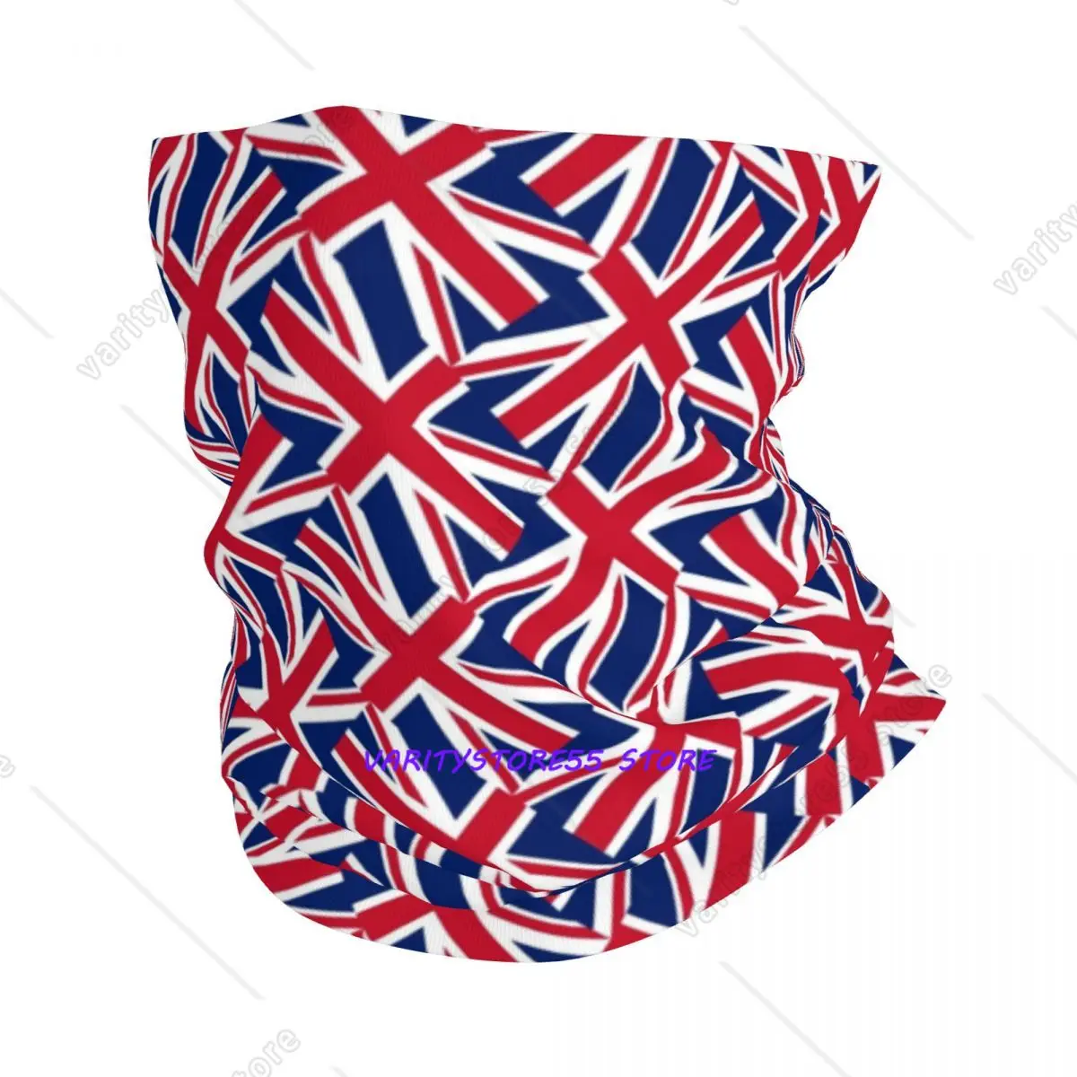 

United Kingdom Flag Bandana Neck Warmer Men Women Winter Hiking Ski Scarf Gaiter UK British Symbol Face Cover
