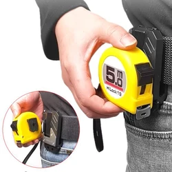 Portable Tape Measure Storage Buckle Universal Tape Measure Organizer Hooks Multi-functional Waist Tools Storage Quick Hanging
