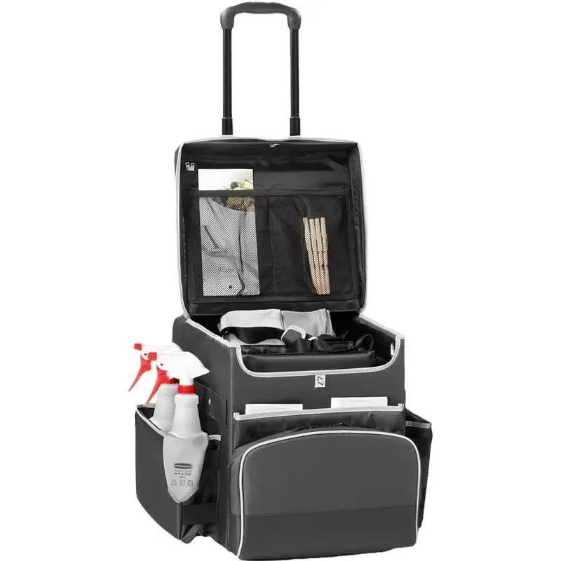 Commercial Janitorial Trolley Cart Hotel Cleaning Supplies Housekeeping Trolley Cart Housekeeping Trolley Cart Carrito De Bar