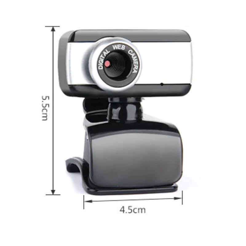 Webcam Web Camera for Skype with Built-in Microphone USB Video Camera for Desktop Notebook
