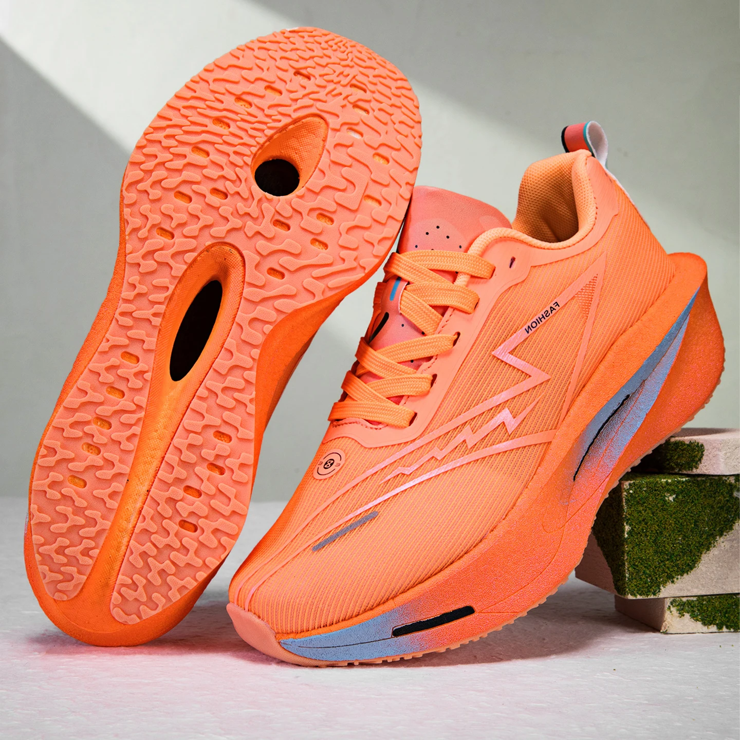 Marathon-Laufschuhe für Herren, Carbon-Platte, Spezial-Sportschuhe, atmungsaktiv, leicht, bequeme Damen-Sportschuhe, Chunta-Sneaker. – Detail 32