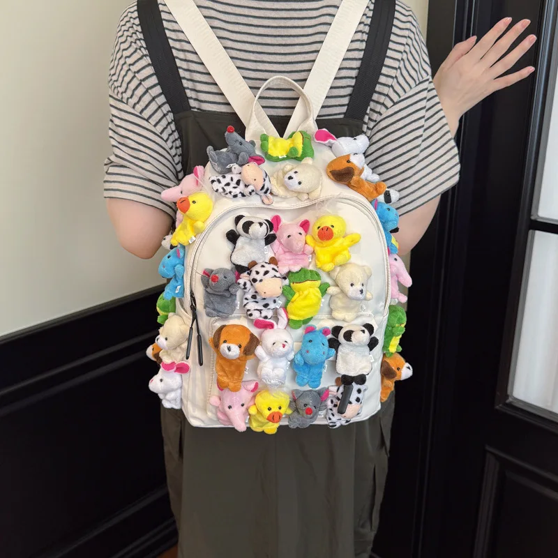 子供用バックパック-男の子用-かわいいバックパック-漫画バックパック-人形-大容量-学生スクールバッグ-クラスバッグ-女の子用-デザイナーバッグ