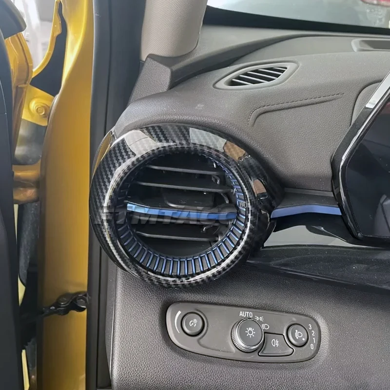 ABS Carbon Interior Car Air Condition Outlet Console Gear Shift Head Window Lift Trim Panel For Chevrolet Trax 2024+ Accessories