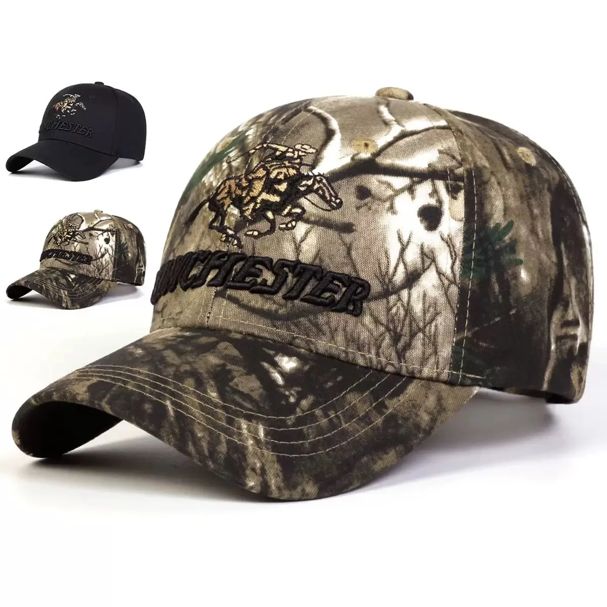 للجنسين وينشستر إلكتروني التطريز قبعات البيسبول ربيع الخريف في الهواء الطلق واقية من الشمس قبعة قابل للتعديل قبعات سائقي الشاحنات عادية