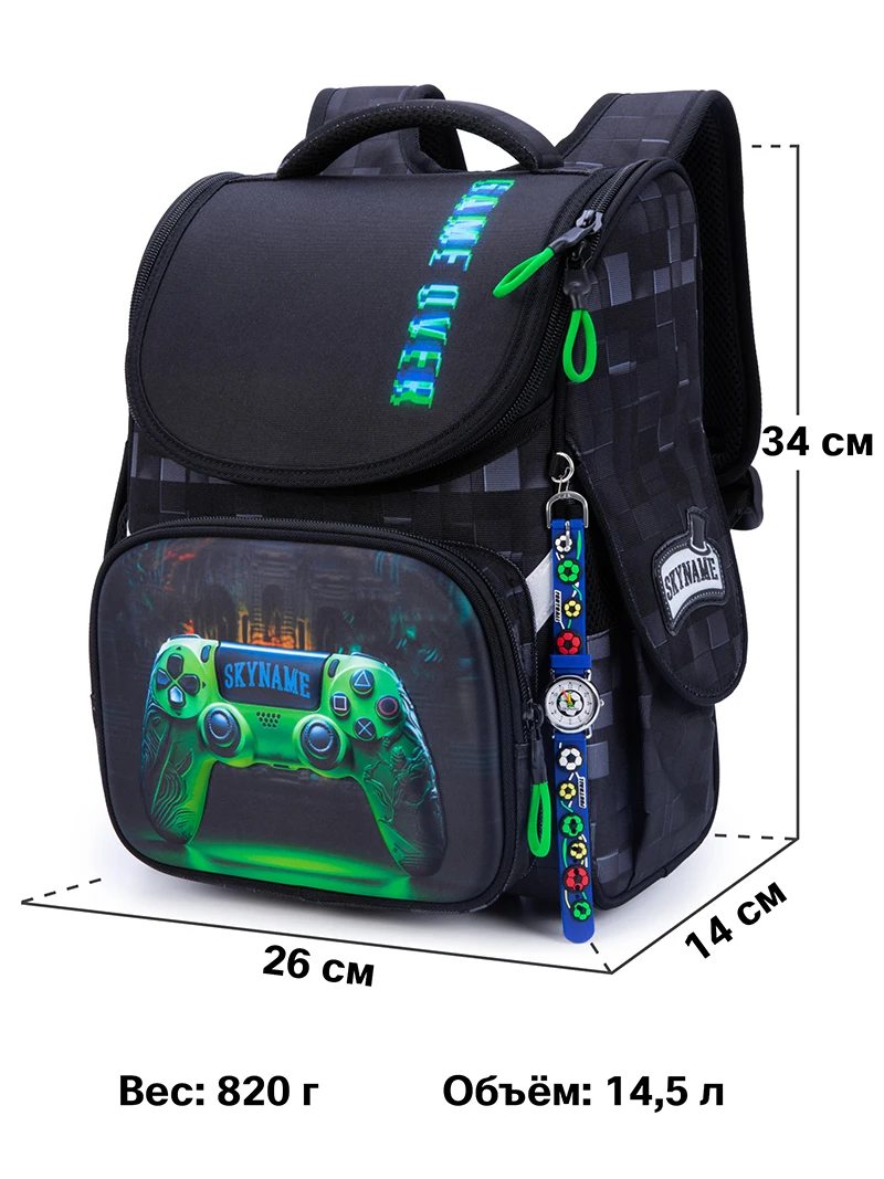 New Orthopedic School Backpacks For Boys Children Fold Waterproof School Bags Primary Students Bookbag Kids Satchels Mochila