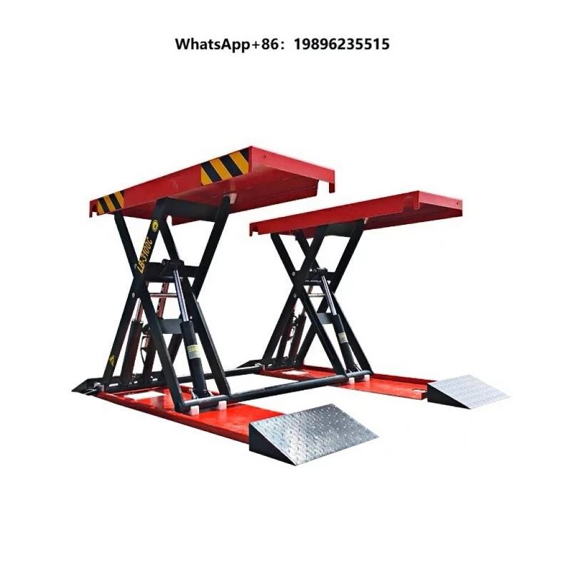 Factory 1400mm Two-Post Pneumatic Car Lift CE-Certified 4T Hydraulic Drive/Actuation 4000kg Lifting Elevate Parking Hot Parking