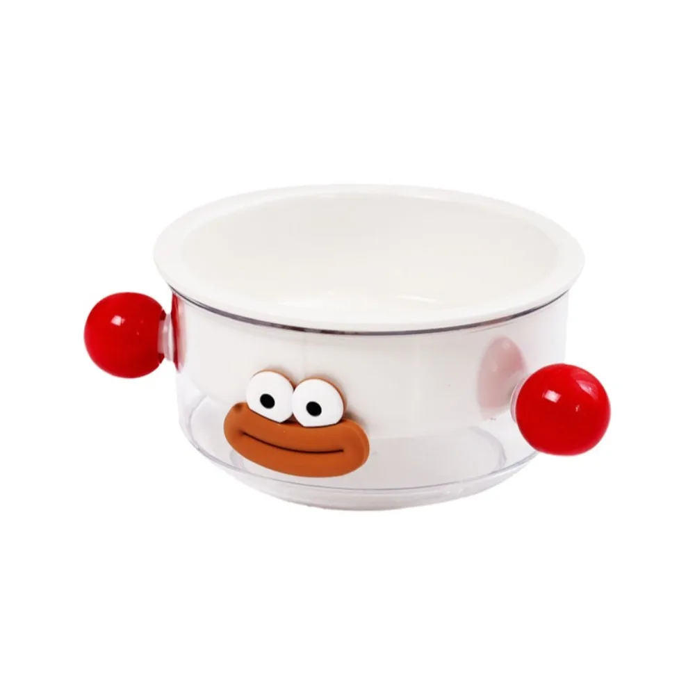 

Creative Non-Slip 2 in 1 Pet Bowl Multifunctional Large Capacity Dog Food Bowl Cartoon Cat Drinking Tray Cat Feeding
