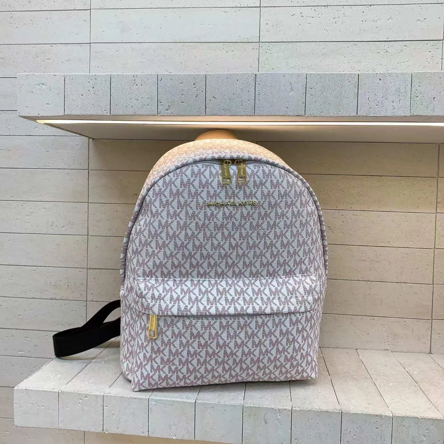 Brand New Design Michael Kors 2026 Women's Backpack, Featuring a vintage Logo Monogram, Large Capacity for Commuting and Casual