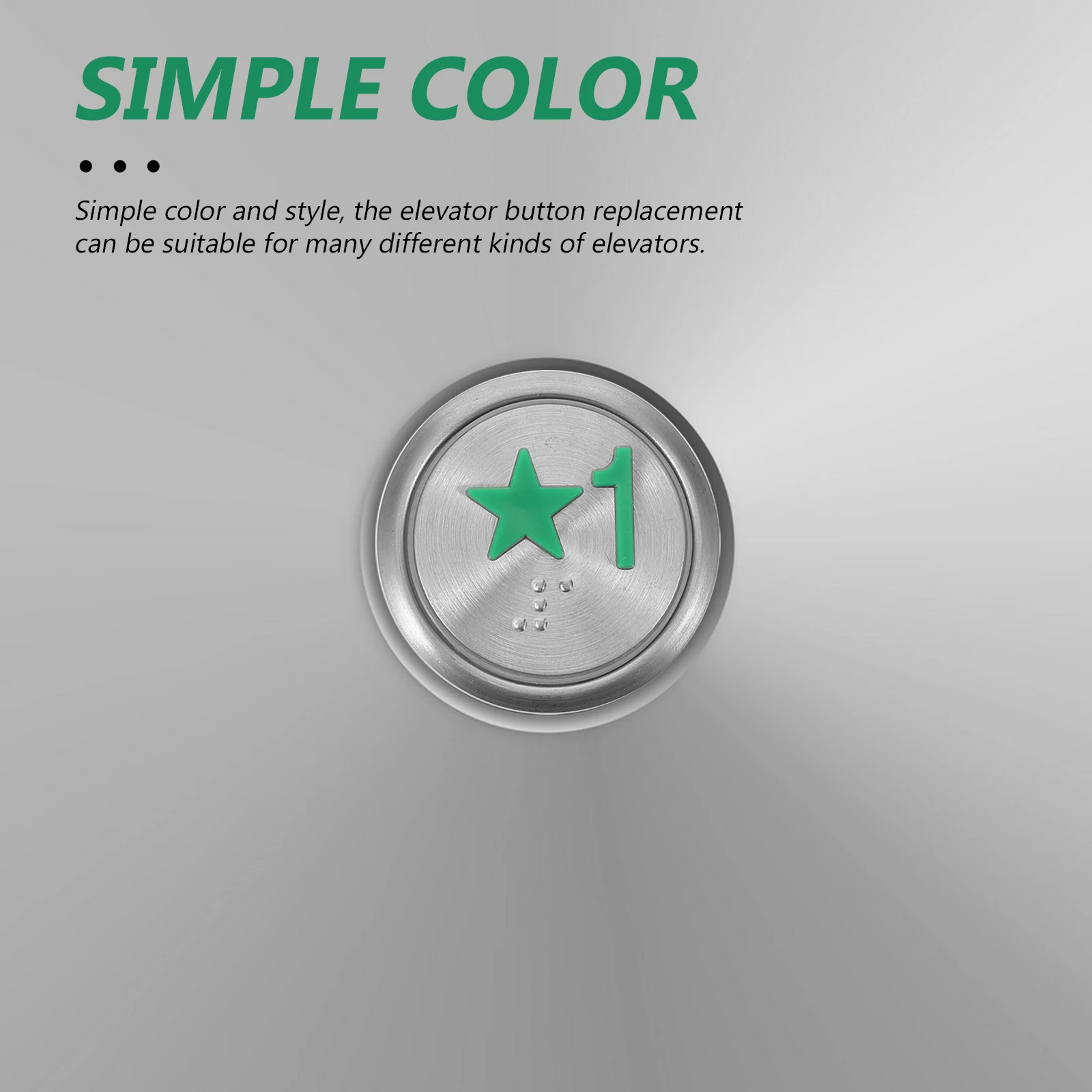 

Аксессуары для кнопок из нержавеющей стали, запасные части для подъема напольного лифта, аксессуары