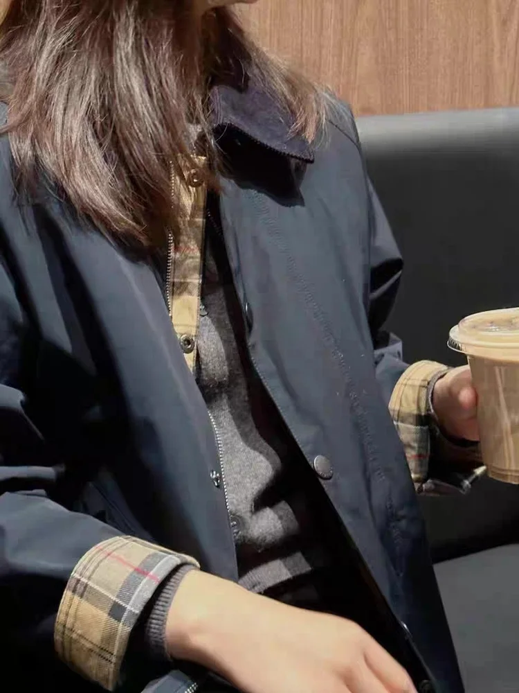 Jaket Penerbangan Kelas Atas Amerika, Model Longgar untuk Pria, Musim Gugur Musim Dingin, Kasual, Anti Angin, Ritsleting, Tanpa Topi, Dapat Dipakai Bolak-Balik