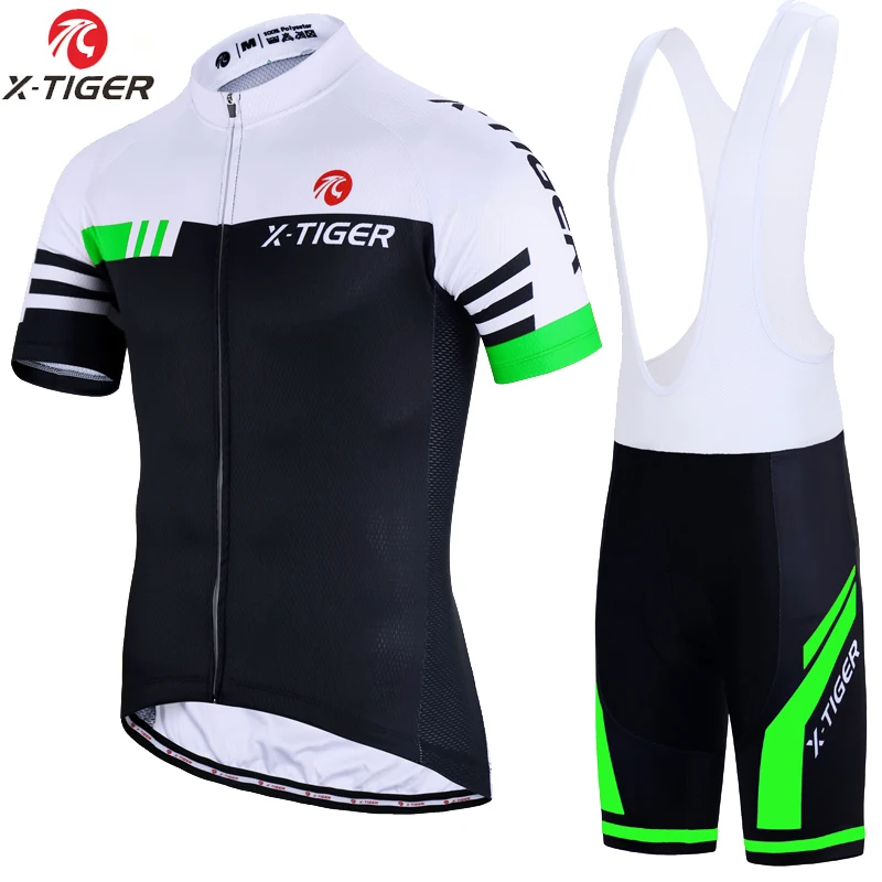 

X-TIGER Cycling Bib Shorts Set 3D Breathable Jersey Pants High Elastic MTB/Road Bike Clothing Quick-Dry Summer Cycling Outfit