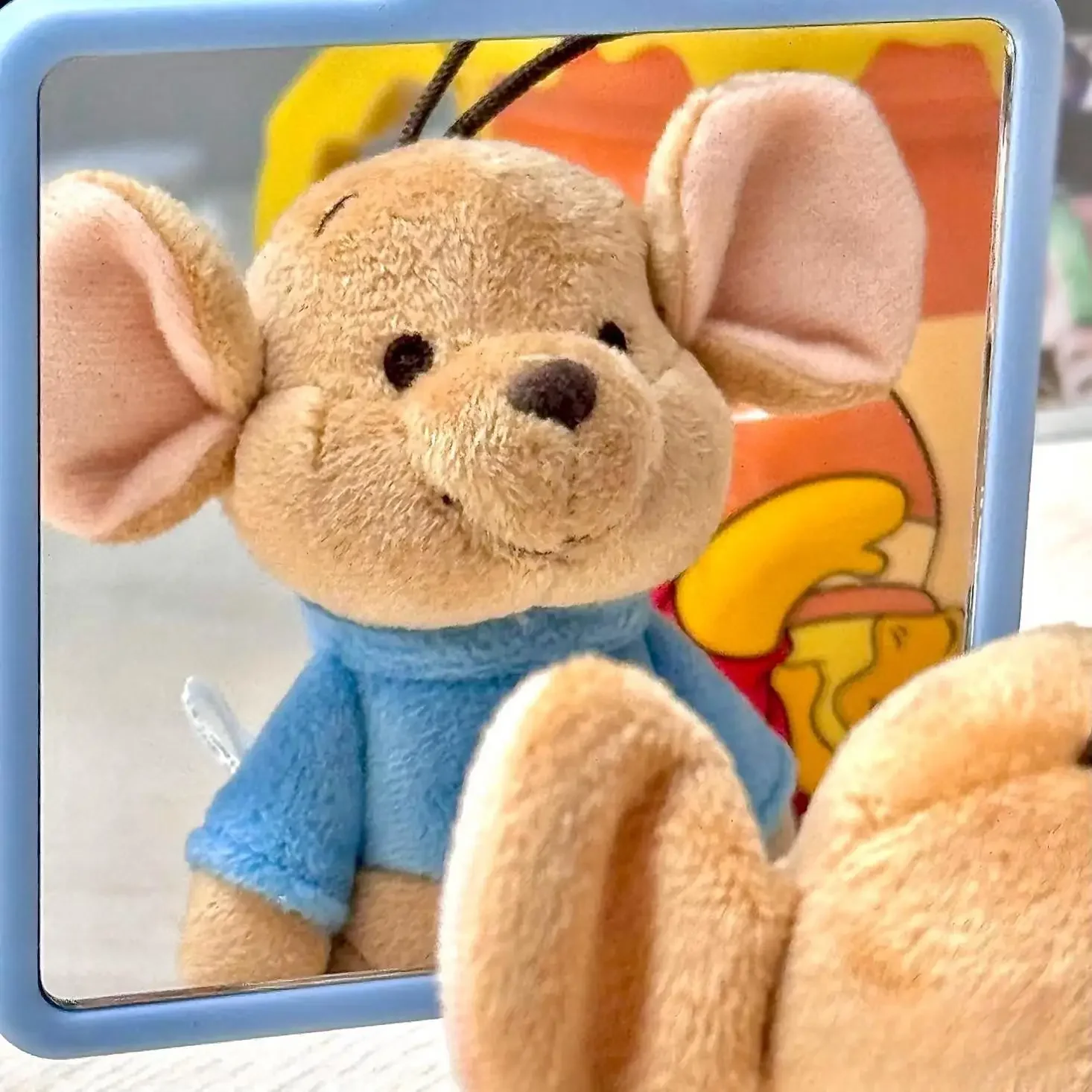 10 cm Cartoon Roo Mouse Knuffel Japanse Stijl Muis Pop Tas Hanger Knuffeldier Film Figuur Knuffels Verjaardagscadeautjes Meisje