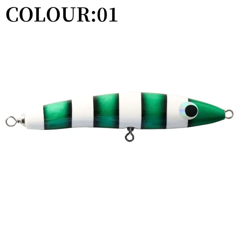 JINGYU Wooden Floating Wave Climbing 16cm45 Deep Sea Casting South Oil Fishing Boat Fishing Pencil Luya Bionic Bait  Fish Lures