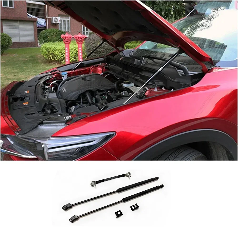 For Mazda CX-5 CX5 2017 2018 2019 2020 KF Car Refit Bonnet Hood Supporting Rod Strut Bars Lift Spring Shock Bracket  Styling