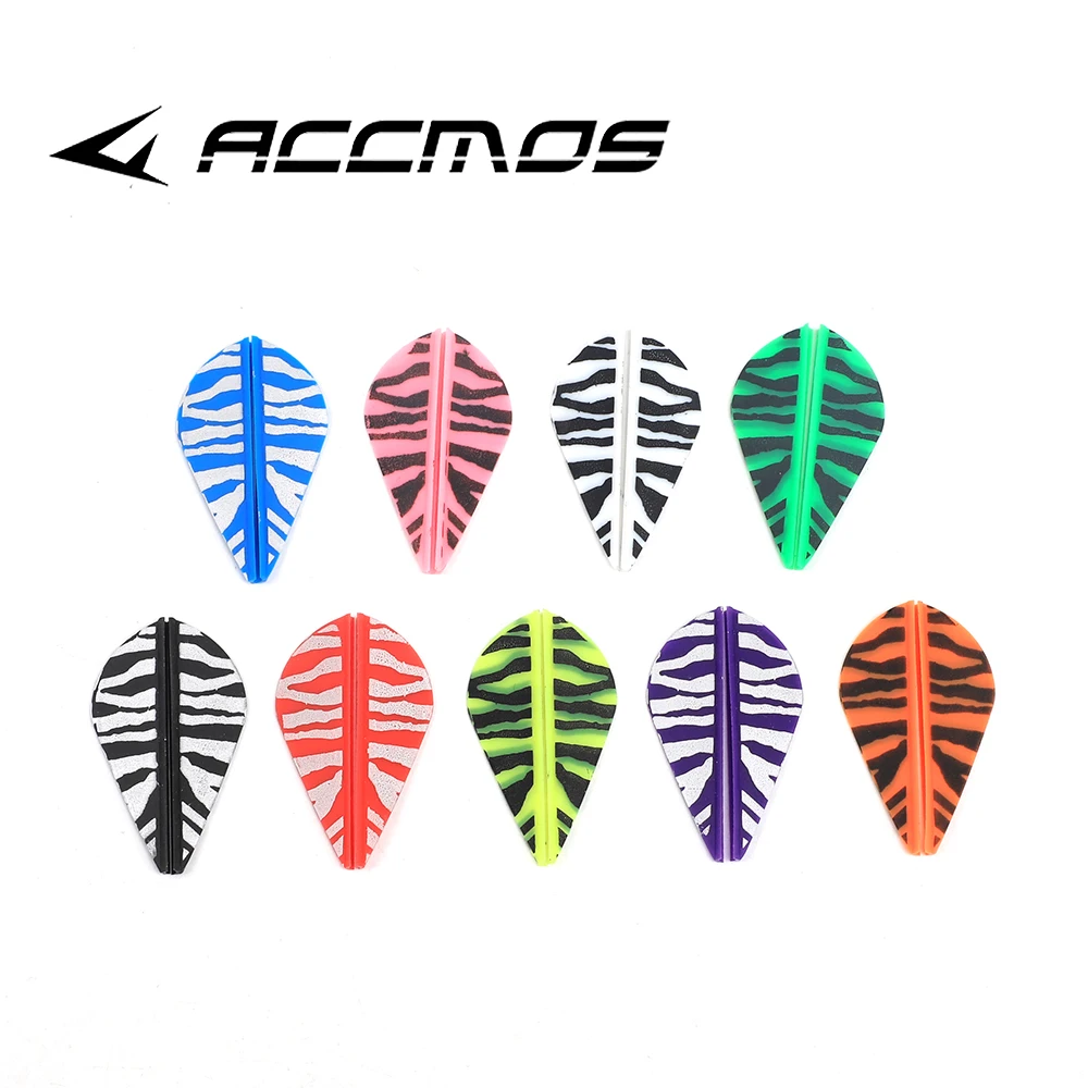 Leopard Pattern Arrows for Archery, TPU Feather Arrow Fletches, DIY Accessory, Fashion, 2 in, 50 PCs, 100PCs