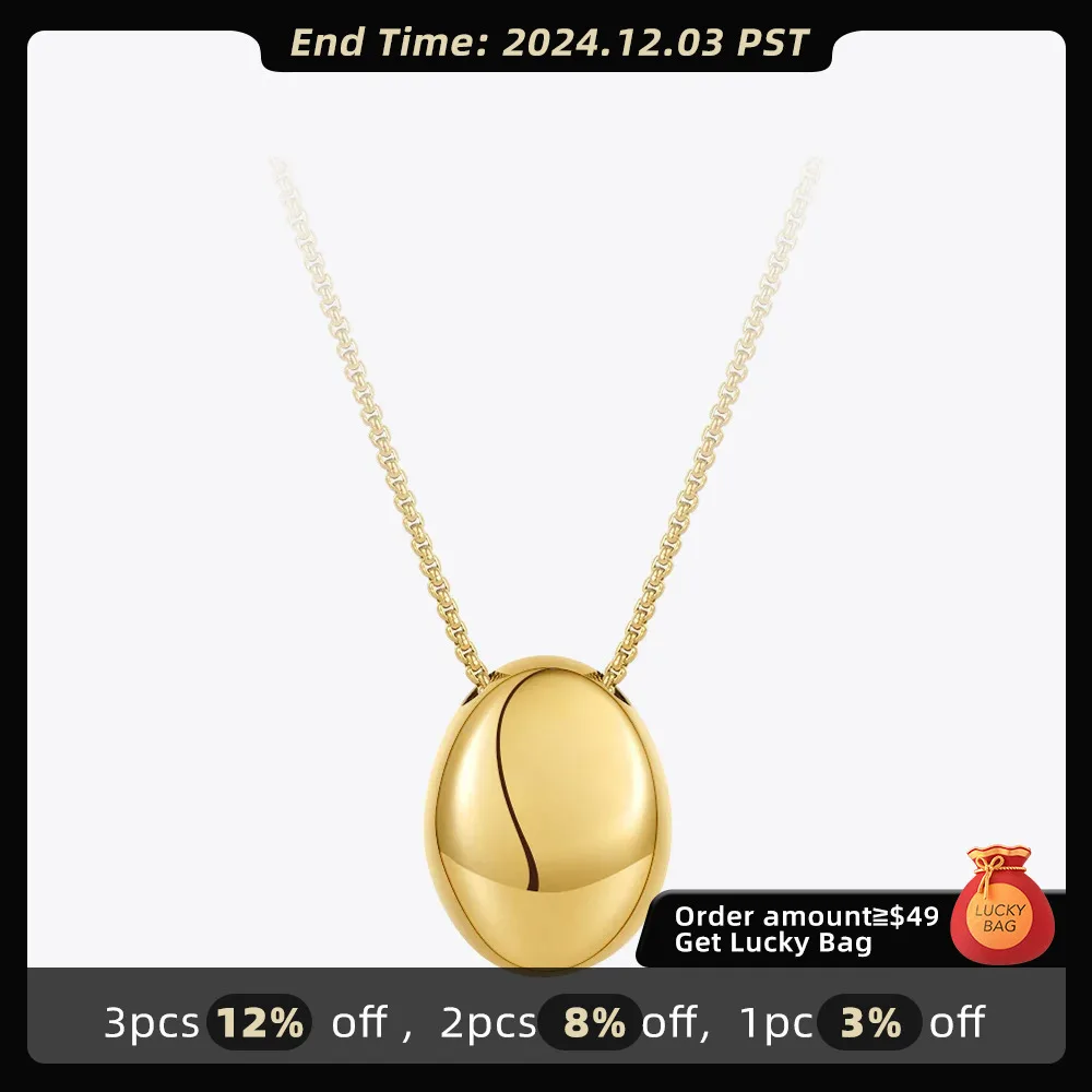 ENFASHION Hollow Pebbles Stainless Steel Long Necklace For Women Fashion Jewelry Gold Color Necklaces Colar Halloween P213266