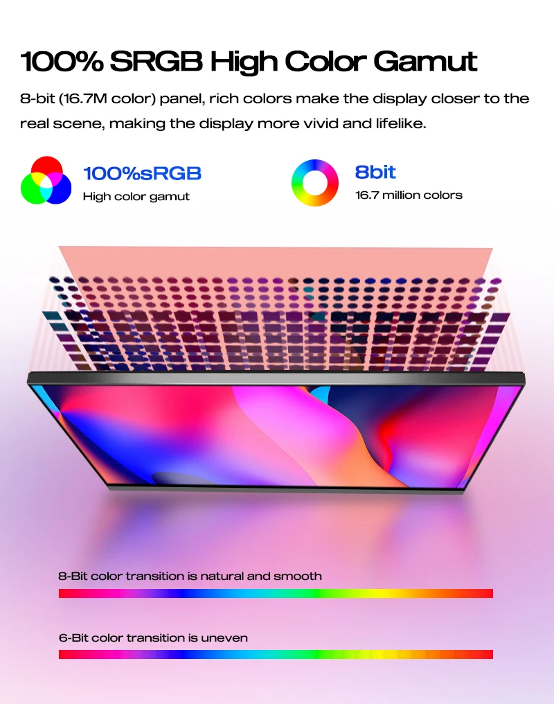 لمسة ذكية مقاس 24 بوصة مع لوحة TN ذات سعة جديدة مثبتة على الحائط وشاشة LCD تعمل باللمس لسطح المكتب
