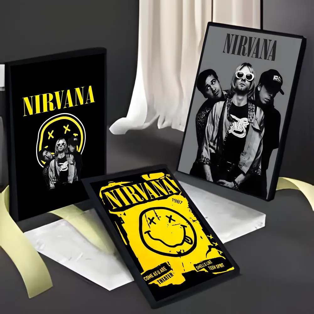 Casual Stylish Grunge Influential N-Nirvana Poster American Film Mural Home Childrens Room Wall Decor Print