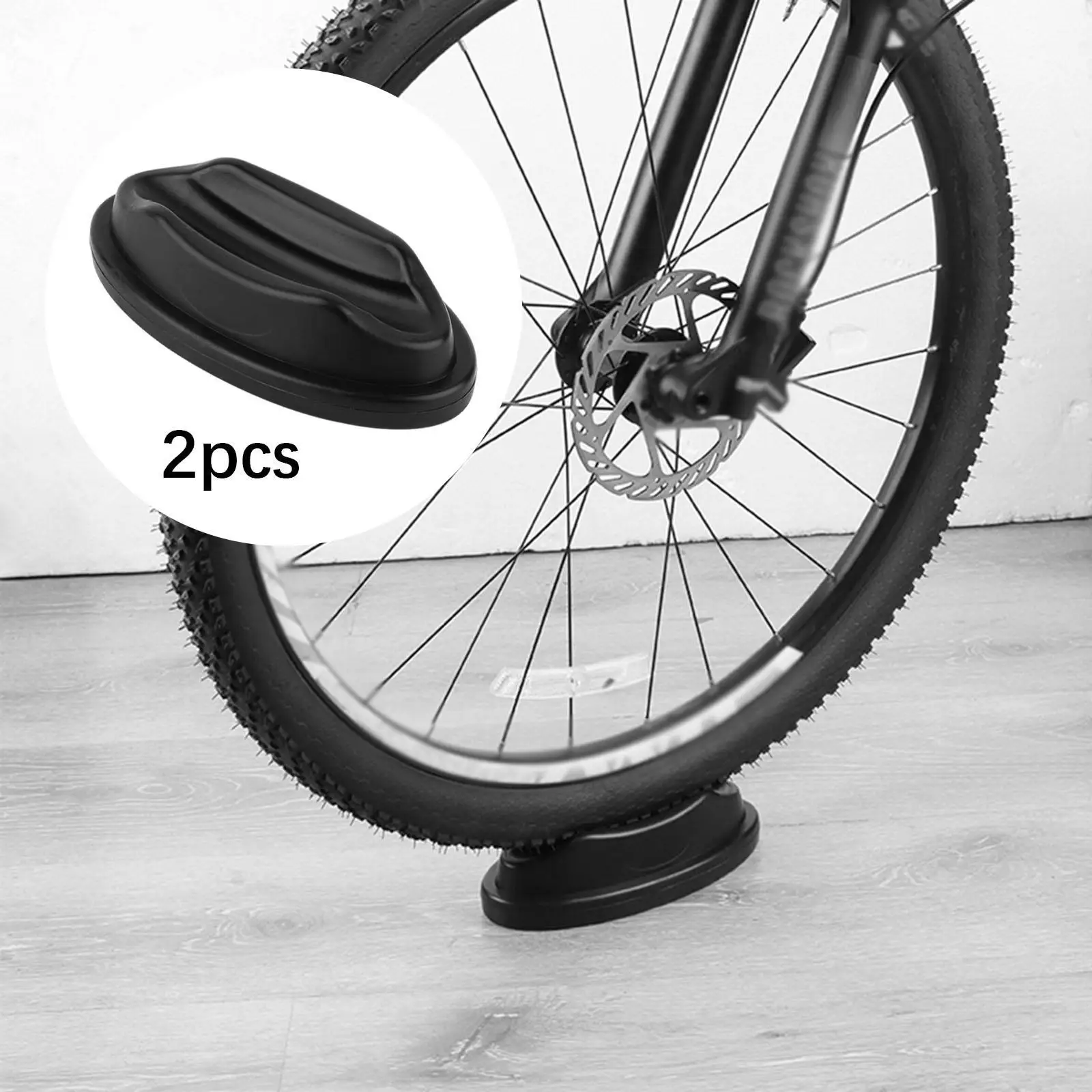 Bike Front Wheel Riser Block Stabilizing Leveling Block Front Wheel Mount for Stationary Bikes Exercise Training