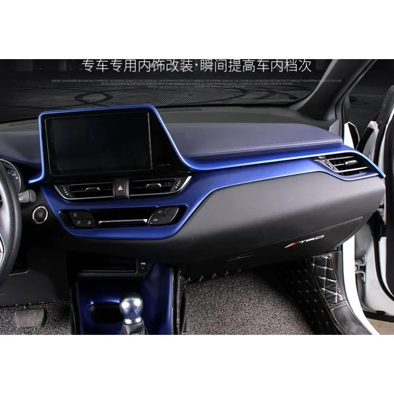 

Blue Accessories for Toyota C-HR CHR 2017-2021 Inner Door Handle Bowl Frame/Air Conditioning AC Air Outlet Cover Trim