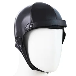 PU Headgear DJ Performance Props Decorative Hat Mask Suitable For Halloween Party Stage Performance Costume Cosplay Props