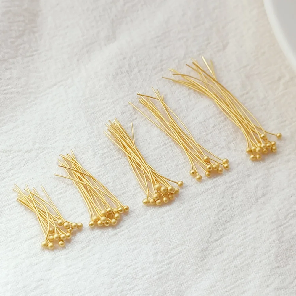 

Золотая шариковая игла в древнем стиле, игла с круглой головкой, игла, сделай сам, браслет ручной работы, веревка на ране, кулон, серьги, материалы
