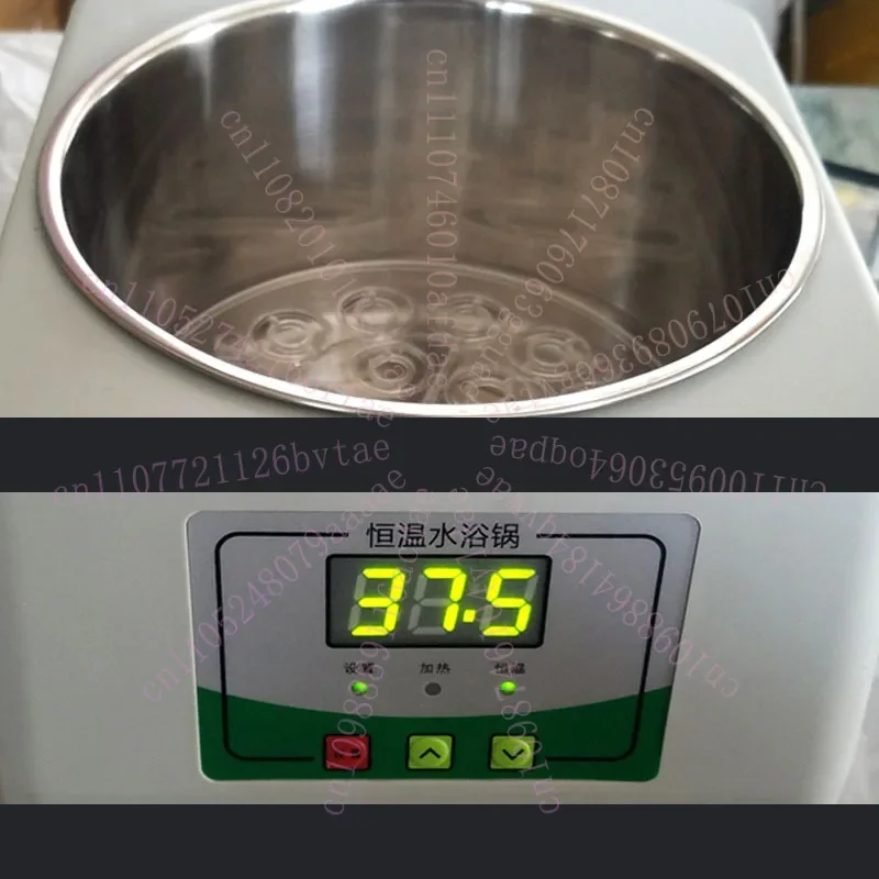 Digital Constant Temperature Water Bath Pot Single Hole Intelligent Temp Control Heating Bath for Lab Research