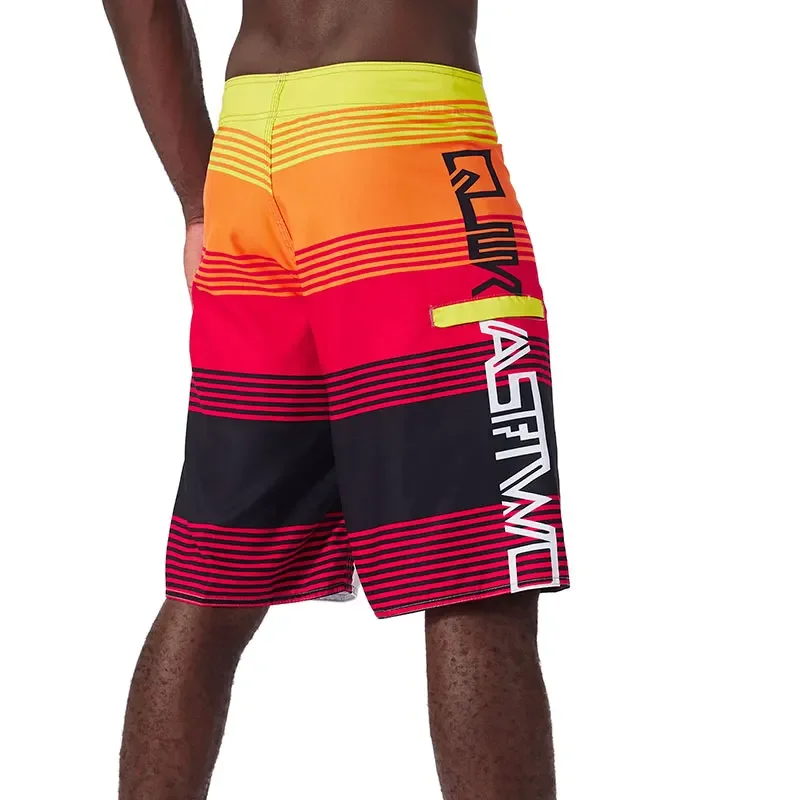 Sommer-Shorts für Herren in den Größen 30-44, lässige, atmungsaktive Jogging- und Fitnesshosen, lockere bedruckte Boardshorts, Surf- und Strandhosen, Badehosen – Detail 7