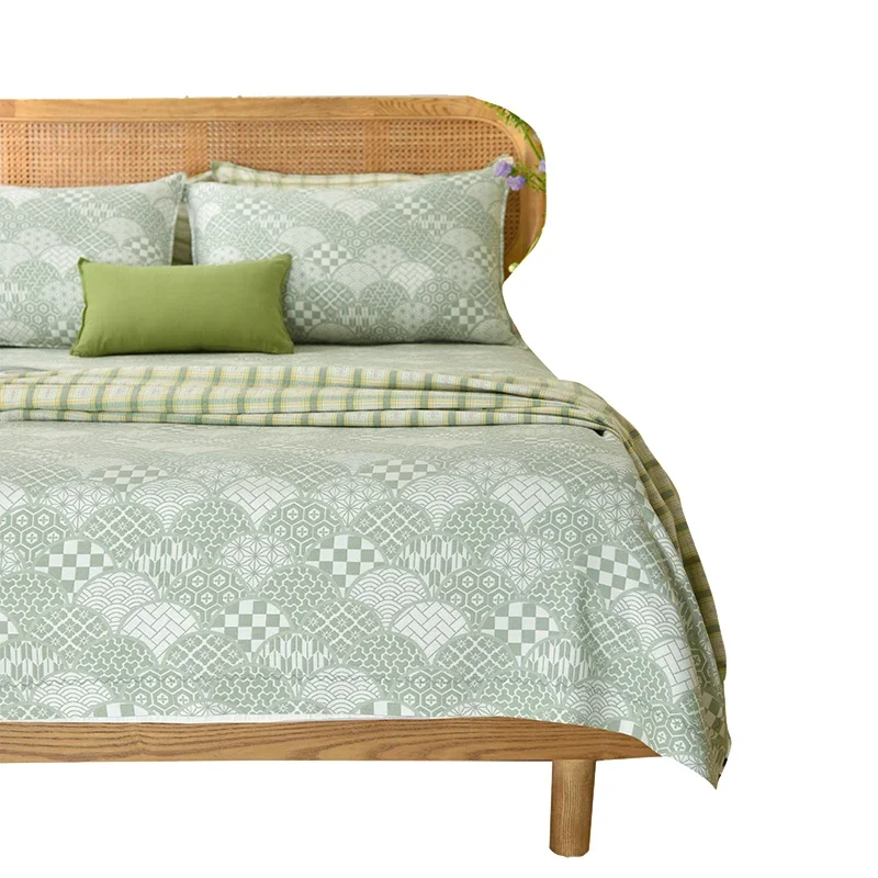 

Bamboo fiber soft mat machine washable foldable pillowcase pillow cover summer 2024 new high-end