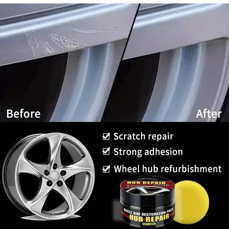 Kit de reparo de calotas GM, remove oxidação e arranhões da calotas, remodelação cromada, reparo de desbotamento, restaura o brilho original