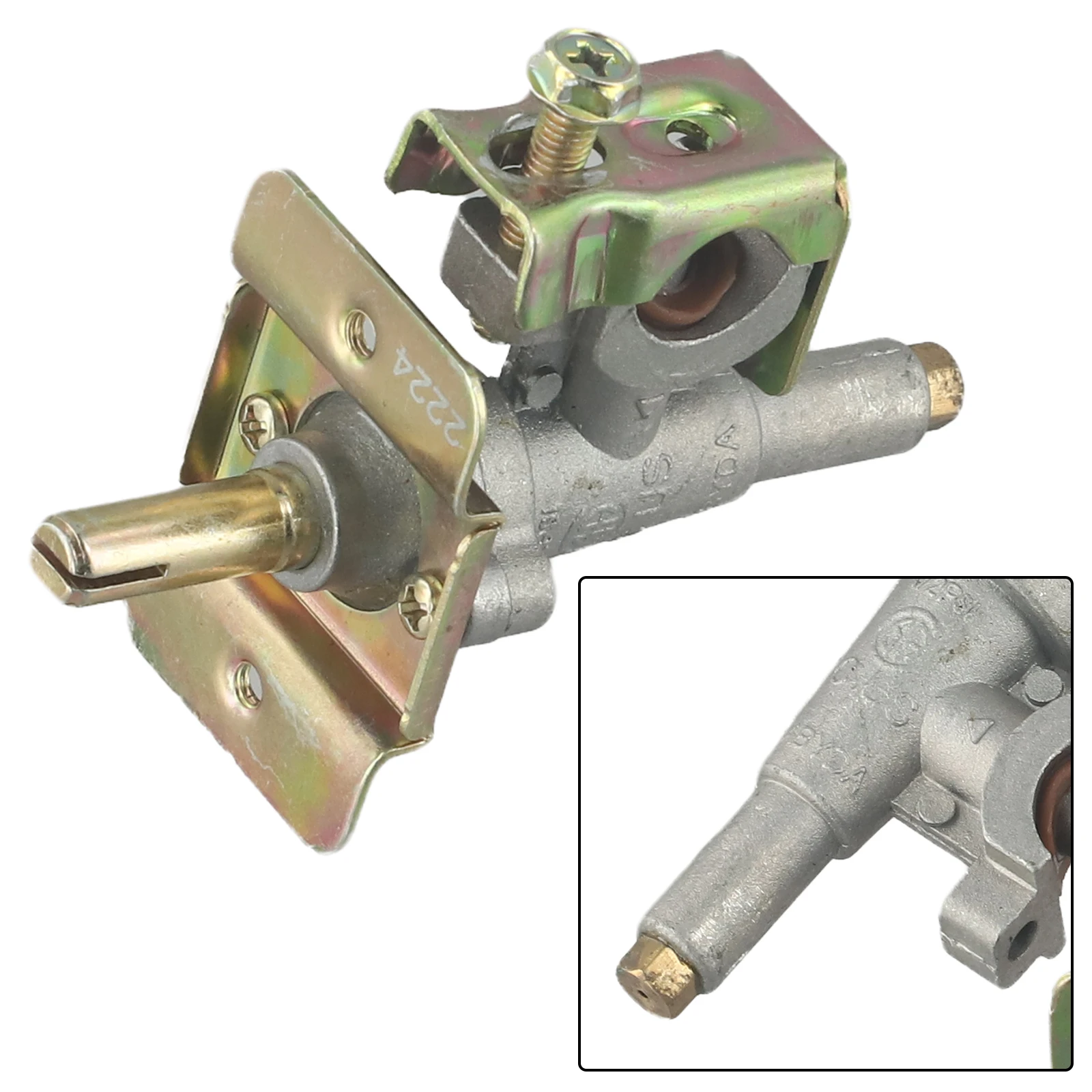 10*6*4 Barbecue Burner Control Valve Reliable Gas Valve Safety Shut-off Valve Temperature Control Valve Aluminum Alloy Valve