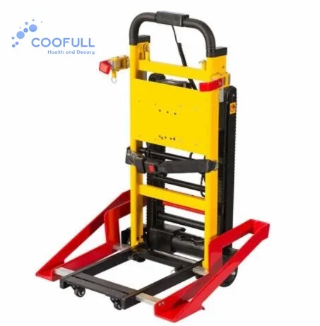 Coolfull Disabled People Portable Lightweight Handcycle Stair Climbing Foldable Hand Trolley Cart Electric Wheelchair Climber