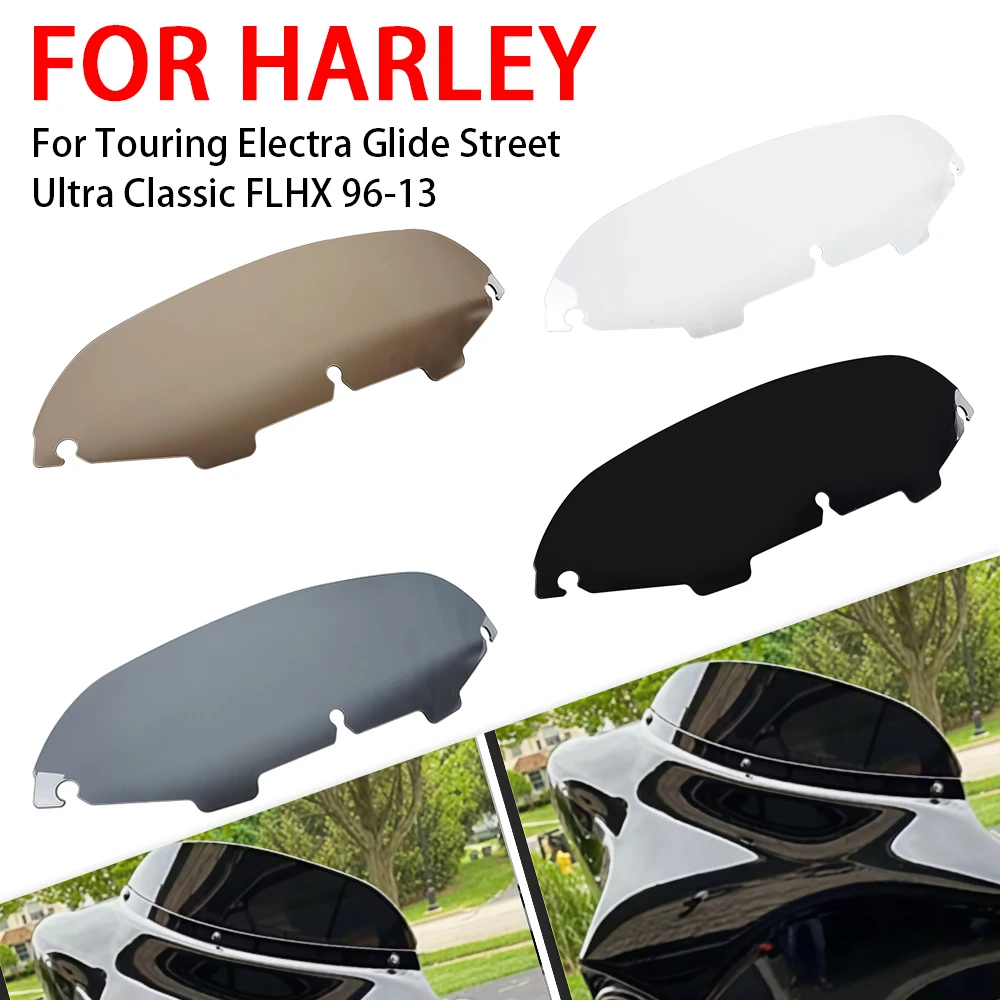 

5" Windshield Wind Deflector For Harley Touring Street Glide Electra Glide Classic FLHX FLHTC Motorcycle Windscreen Accessories