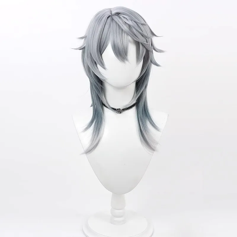 วิกผมคอสเพลย์ Honkai: Star Rail Sunday ไฮไลท์หลากสี ลอนเล็กน้อย ของขวัญวันฮาโลวีน