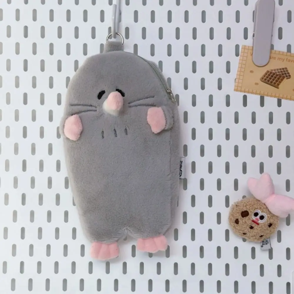 Trousse à crayons taupe 3D Durable, sac de rangement de papeterie de dessin animé, trousse de papeterie créative et mignonne pour collégiens