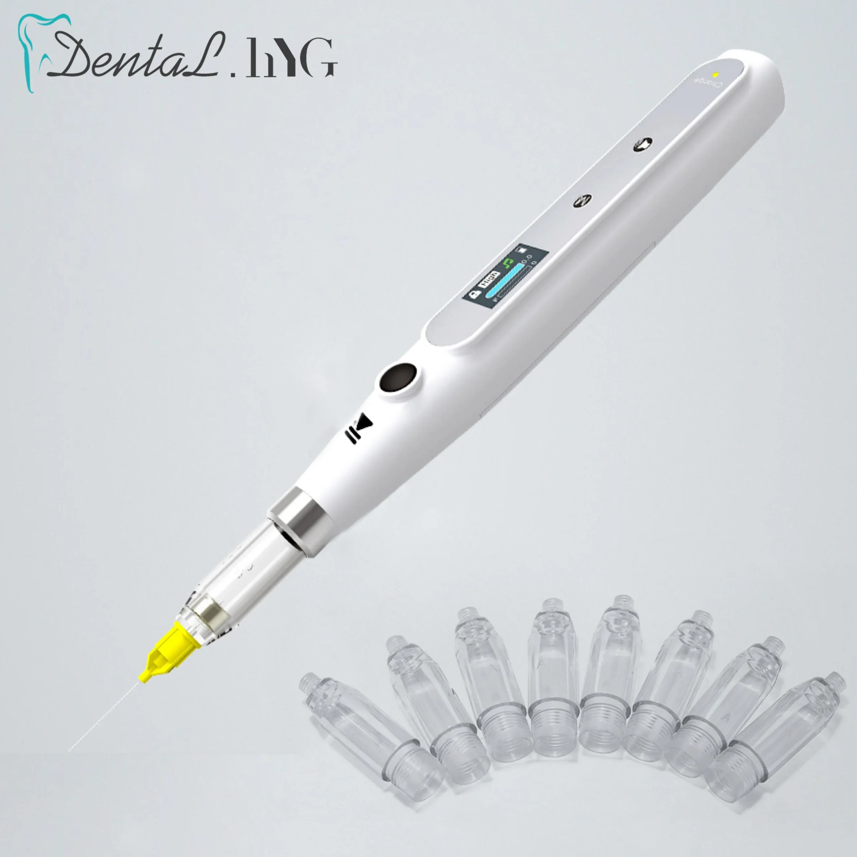 Dental Oral Anesthesia Injector Portable Painless Wireless Local Anesthesia with Operable LCD Display Chargeable