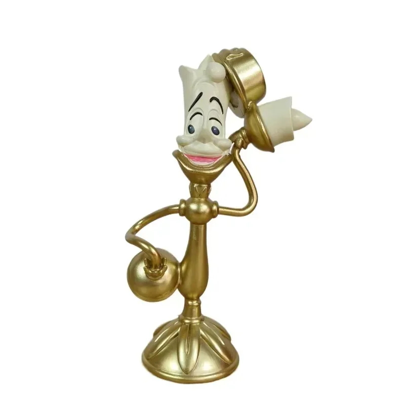 

24 см Cogsworth Mr Clock, экшн-фигурка, красота и чудовище, коллекция украшений, модель из ПВХ, Рождественский подарок Диснея, игрушка