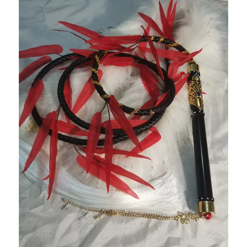 Mo Ran Cosplay Ghost Props Weapon Chinese Novel Erha and His White Cat Shizun Whip Chu Wanning Tian Wen Costume Accessory