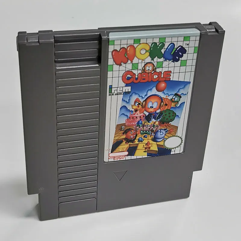 Video Game for NES Classic Series - Kickle Cubicle Game Cartridge,for Retro NES Game Console-PAL/NTSC System