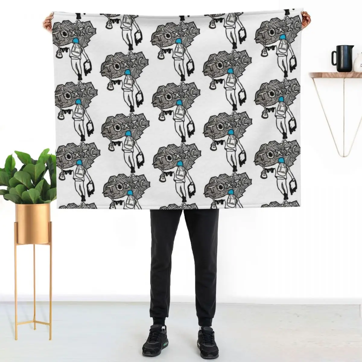

Boywithuke Throw Blanket Long Lasting Soft Plush Blanket for Daily Use