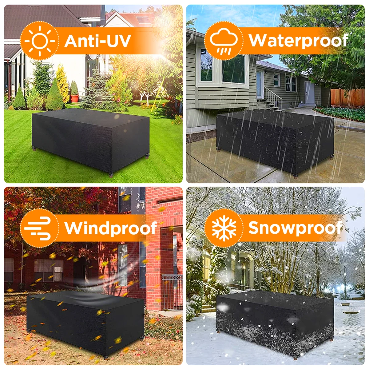Patio Furniture Covers Extra Large Outdoor Furniture Set Covers 124\
