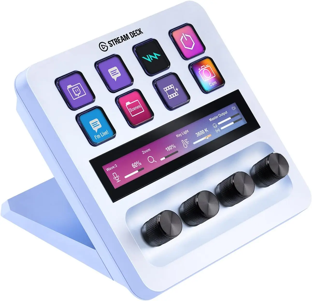 Elgato USB-C Stream Deck +, Audio Mixer, Production Console and
