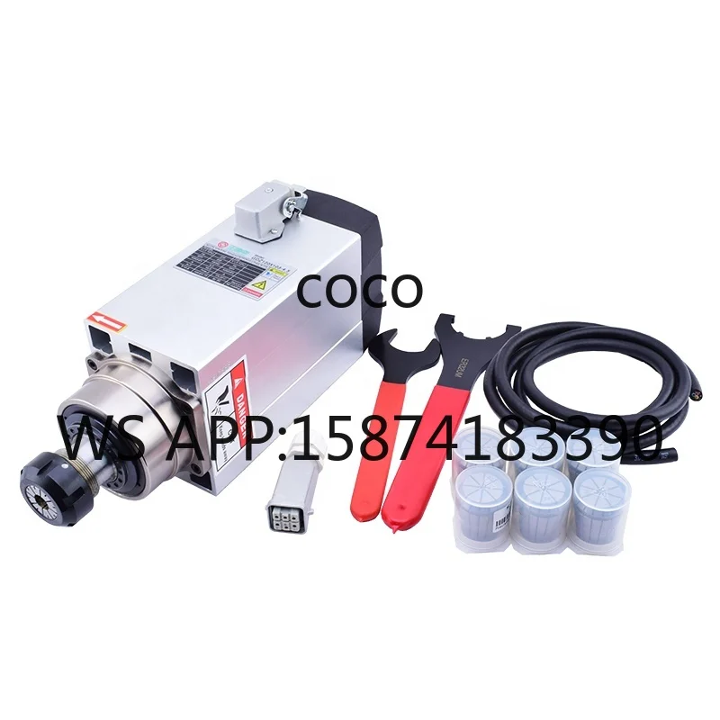 4.5kw ER32 Air Cooled Spindle GDZ120*103, 220V/380V CNC Router Spindle Motor Low Cost