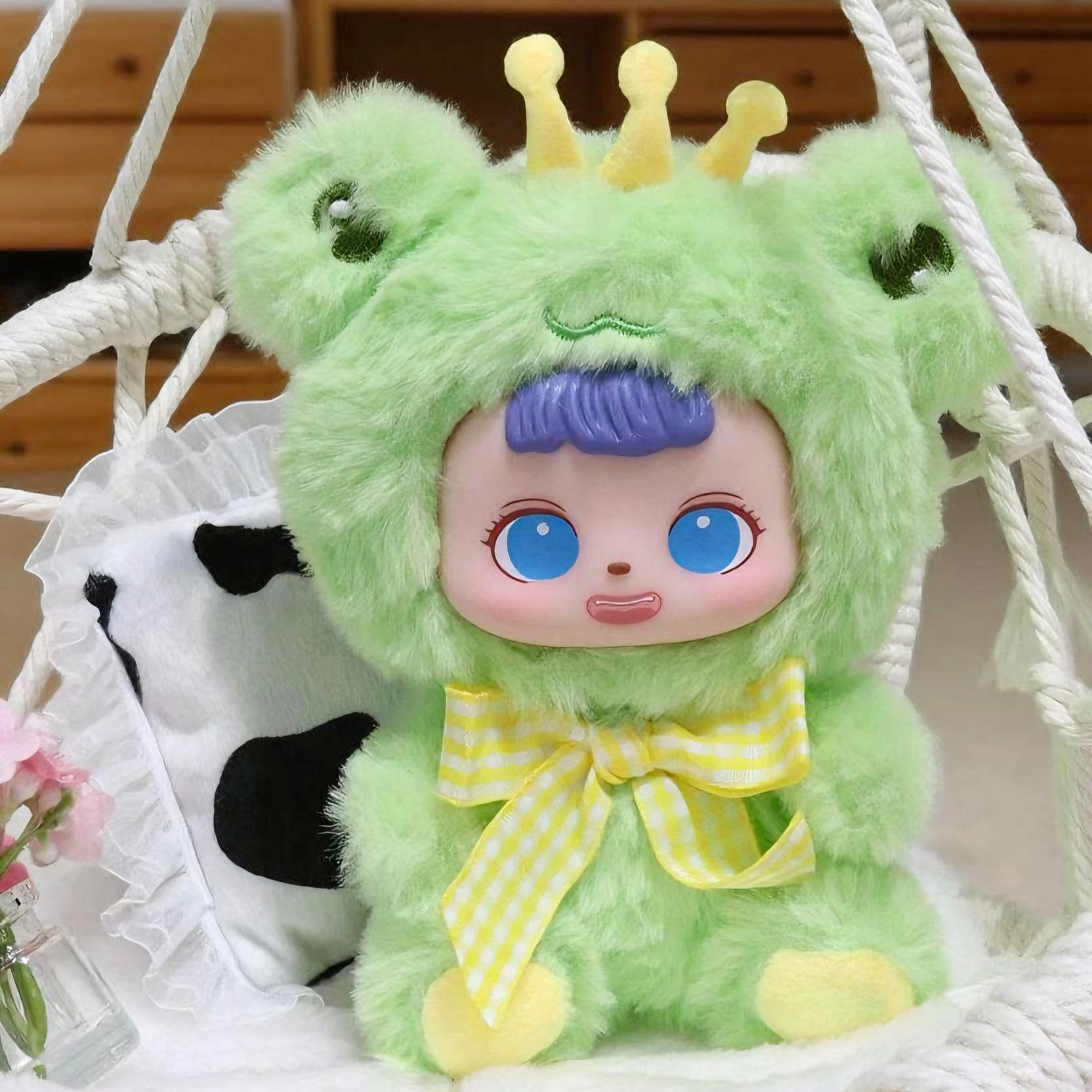 حقيقية ميتو غابة فانتازيا سلسلة صندوق أعمى شخصيات كرتونية العصرية لعبة عرض الأطفال هدية Kawaii لينة بلوشي اللعب في الأوراق المالية