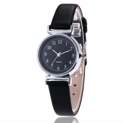New Ladies Compact Simplicity Dial  Arrival  Leather Band Elegant Fashion Women Watch Casual Quartz Wristwatch