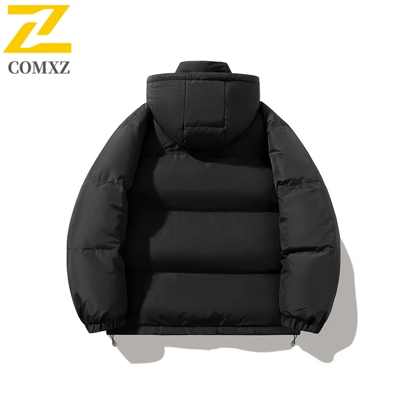COMXZ chaqueta de pan para hombre 2025 esquí al aire libre nieve resistente al frío chaqueta acolchada de viaje de alta calidad chaquetas cómodas de invierno de calle